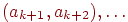 (a_{k+1},a_{k+2}),\ldots