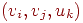 (v_{i},v_{j},u_{k})