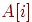 A[i]