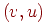 ({v},{u})
