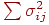 \sum \sigma _{ij}^{2}