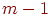 m-1