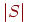 \left|S\right|