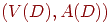 (V(D),A(D))