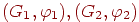 (G_{1},\varphi_{1}),(G_{2},\varphi_{2})