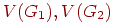 V(G_{1}),V(G_{2})