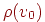 \rho(v_{0})