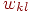 w_{kl}