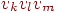 v_{k} v_{l} v_{m}