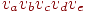 v_{a} v_{b} v_{c} v_{d} v_{e}