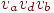 v_{a} v_{d} v_{b}