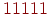 11111