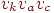 v_{k} v_{a} v_{c}