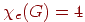 \chi_{e}(G)=4