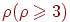 \rho (\rho \ge 3)